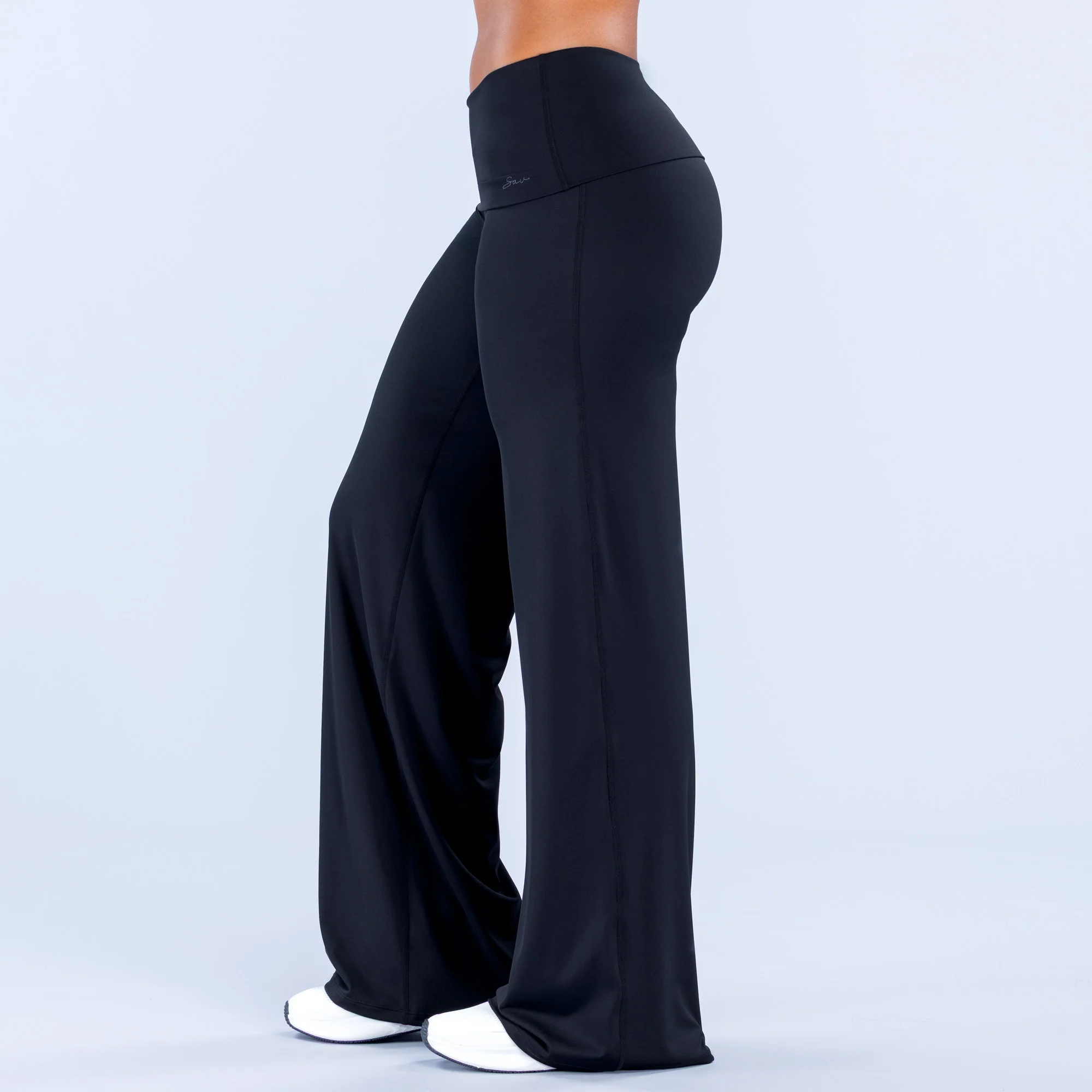 Sav Fold Over Wide Leg Pants - Image 3